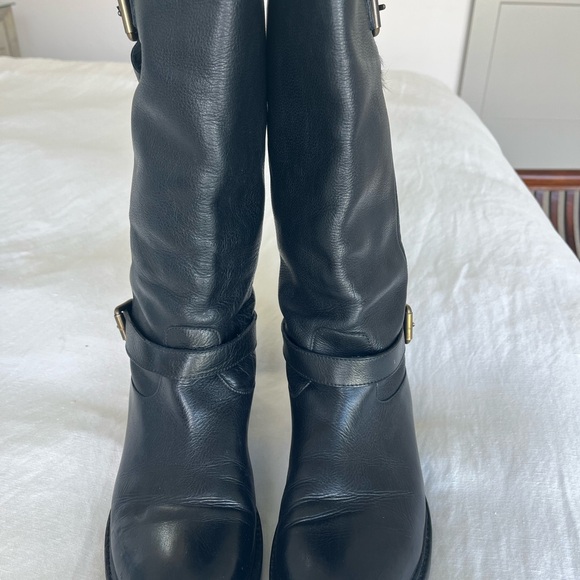 Fendi Black Biker Boots 40 women - Picture 9 of 15